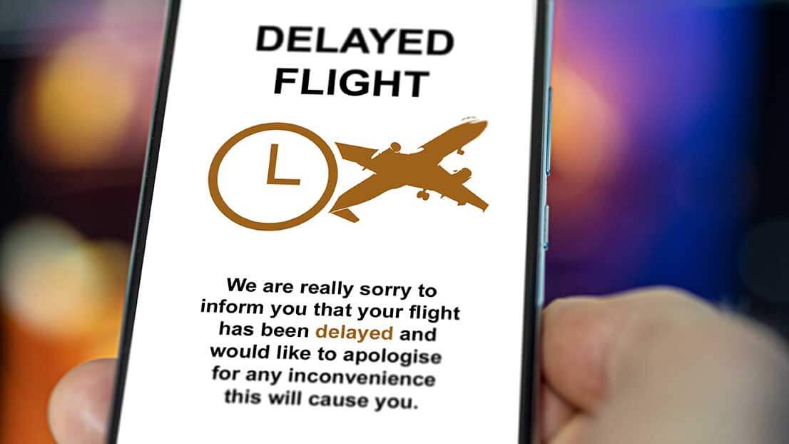 stay informed about flight delays