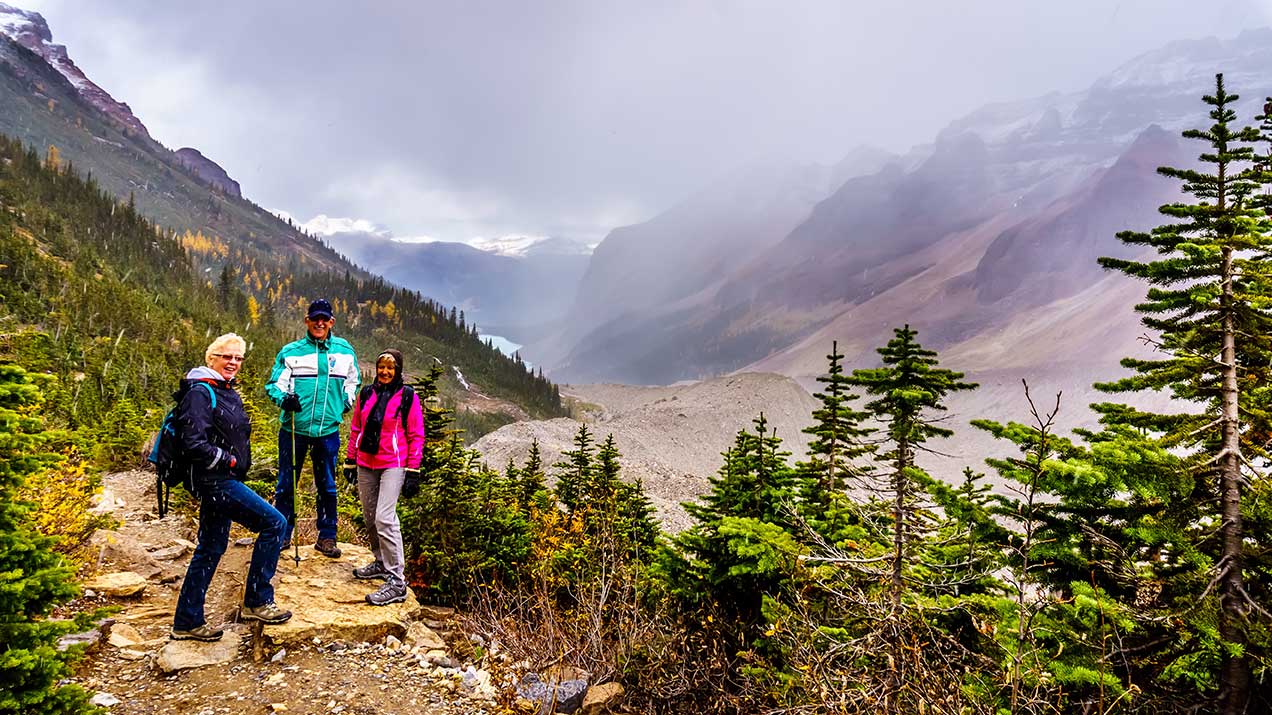 hiking in Banff National Park Canada